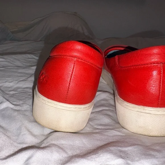 UGG Orange  Leather Sneakers - Picture 3 of 8